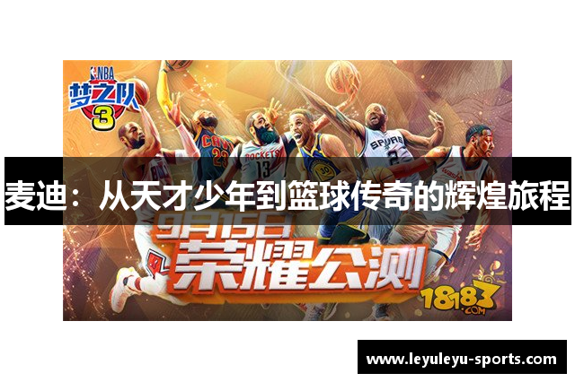 麦迪：从天才少年到篮球传奇的辉煌旅程